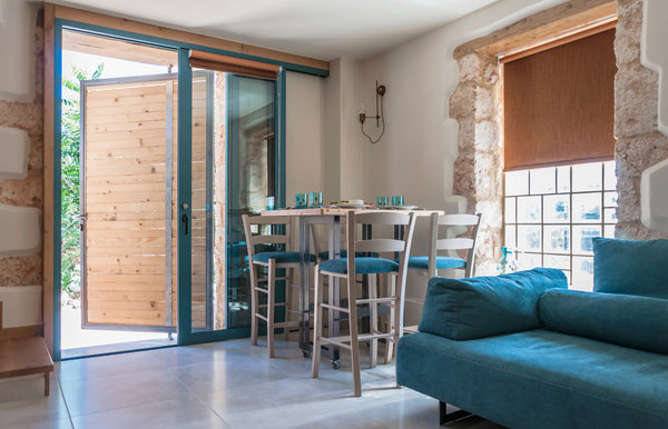 A two-floor small stone-built house with a living room, kitchen and WC downstair Chania, Greece Alma's small lofty home Entire home vacation rental 18771857