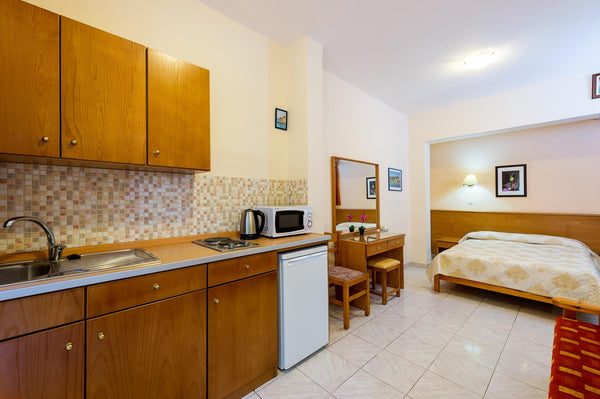 The one-bedroom apartments consist of one separate bedroom with 2 single beds, a Rhodes, Greece One-bedroom apartment for up to 4 persons Entire serviced apartment vacation rental 41968984