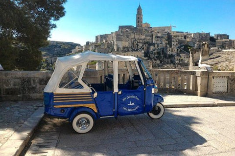 Ape Calessino Tour Sassi of Matera "Standard"  Private Tours and Travel Guide Europe Rome CITY Matera Destination Tour Europe Rome CITY Matera