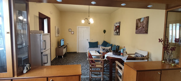 House Klimataria is situated in a very nice neighbourhood of Kamilari.<br />It’s  House Klimataria Kamilari Entire home vacation rental 53830151