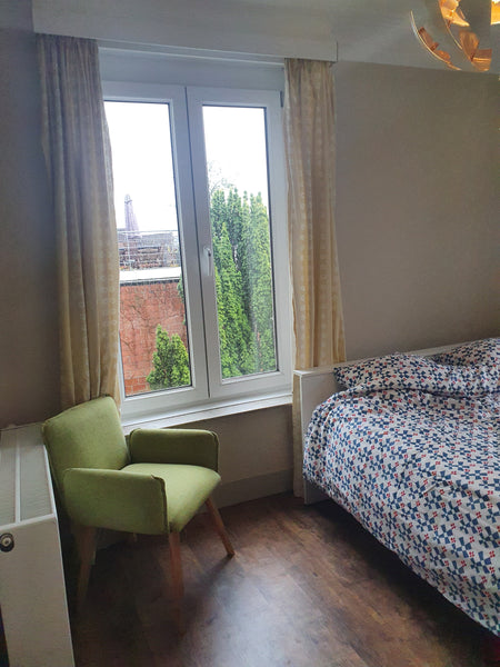 Cosy room with separate entrance and private toilet, with a view on the garden a Ghent, Belgium Bright room in the heart of Ghent with great view Private room in rental unit vacation rental 53764037