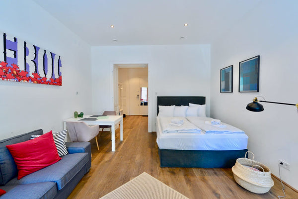 This beautiful restored and high-end equipped studio apartment is perfectly suit Vienna, Austria Nice Studio next to Donaukanal Entire rental unit vacation rental 50275395
