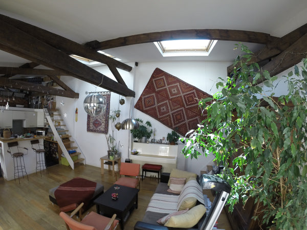 Charmant appartement atypique (vraie chambre avec séjour de type loft, cuisine a Paris, France Appartement-loft de charme Entire rental unit vacation rental 7194262