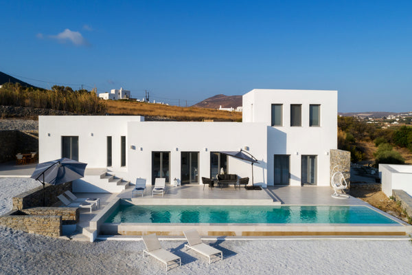 A modern, luxurious newly built 300 sqm villa in a plot of 2000sqm, only 2 km fr Paros, Greece Agathee Cactus villa Entire villa vacation rental 44480946