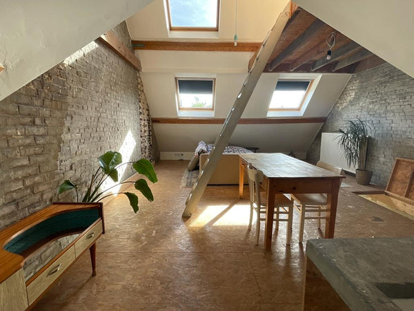 This spacious room in the attic is recently entirely renovated. Its luminous and Ghent, Belgium Spacious room with private kitchen Private room in home vacation rental 13484023
