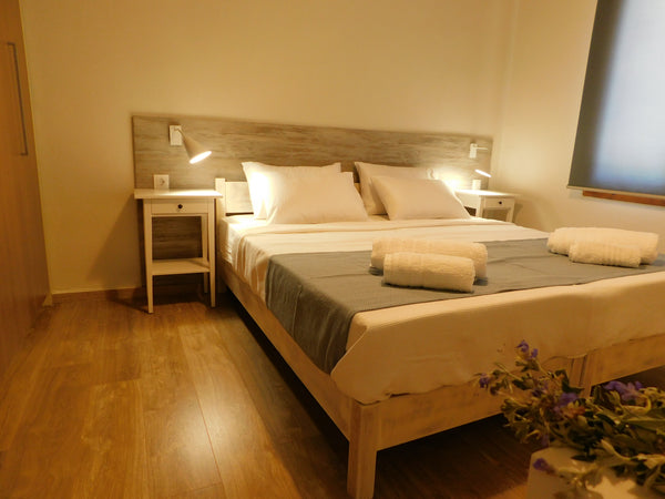 Garden apartment is located just across the sandy beach of Kalamaki area with gr  Garden apartment across the sandy beach Entire condo vacation rental 32395332