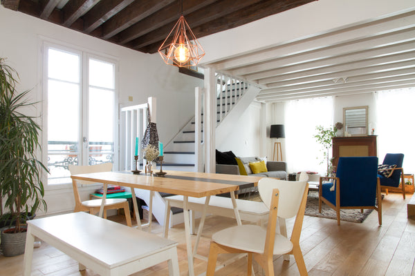 Cet appartement en duplex, atypique, calme et plein de charme, nous ferait presq Paris, France Une maison à Paris Entire rental unit vacation rental 10332524