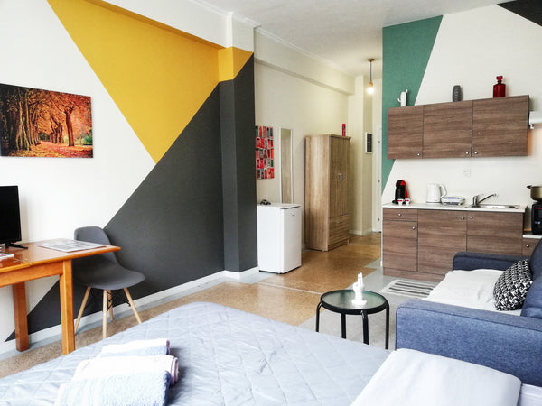 A studio in the heart of the historic center of Athens, just 500 m away from the Athens, Attica, Greece AS Athens Design Apartmant 1A Entire rental unit vacation rental 27994623