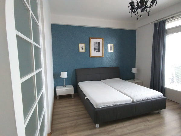 Bright and spacey top-floor 2-bedroom apartment with an unblocked view over the  Prague, Czechia 2-bedroom apartment with balcony in Prague center Entire rental unit vacation rental 51194048