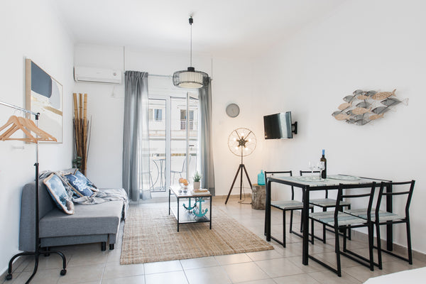 This April 2022 fully refurbished studio, right in the city center, is close to  Athens, Attica, Greece Aegean style, city center studio next to Acropolis Entire rental unit vacation rental 18189771