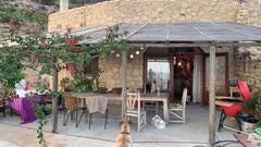 A big traditional stone house suited on the hillside.<br />The house is featured Makrygialos, Greece Traditional stone House with a beautful sea view Private room in home vacation rental 41478052