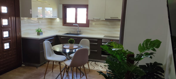 Poppy flower is a 45 sq.m. house with a large veranda 40 sq.m.  in the center of Heraklion, Greece Poppy flower Entire home vacation rental 35728329