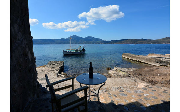 A traditional cycladic house located 2 metres away from the waves of the sea , t Greece Salty Splash Sirma Klima Cycladic home vacation rental 48998176