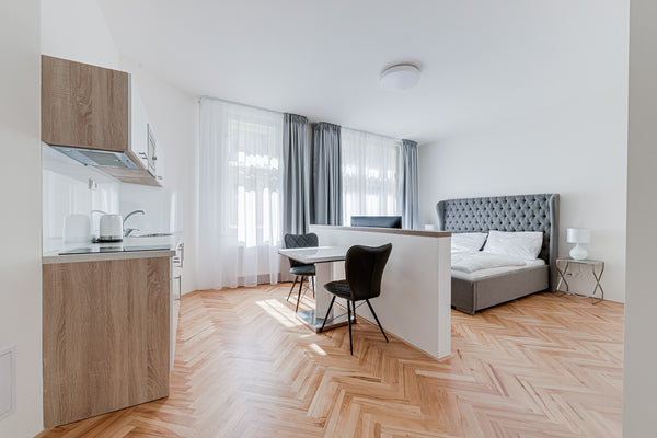 Comfortable and spacious apartment with big windows and a lot of natural light.  Prague, Czechia G'OLD ART Studio Deluxe Entire rental unit vacation rental 34149535