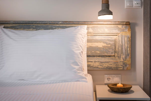 A beautiful stylish double room, with a queen size bed and a modern bathroom on  Chania, Greece Camara residence Jasmine Room in boutique hotel vacation rental 23741188