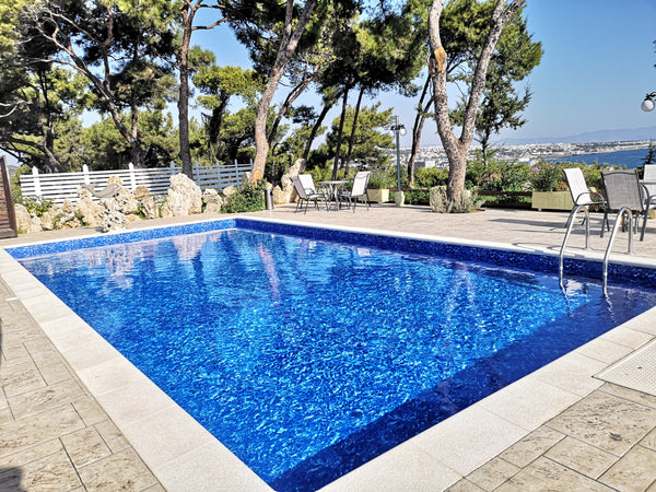 At an ideal,spacious plot of 8000sq.meters beautiful garden & stunning view of   Rhodes, Greece LOUIS LUXURY VILLA by Filoxenia in Blue Entire villa vacation rental 40574037