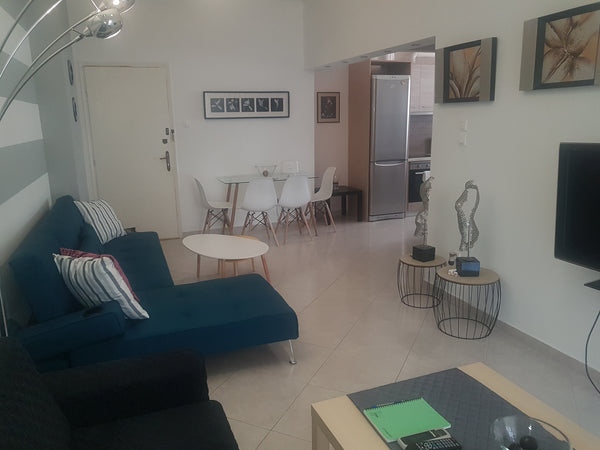 Newly renovated 1 bedroom apartment located 5min walk from metro station, sigrou GR central apartment, amazing Acropolis view Entire rental unit vacation rental 38230027
