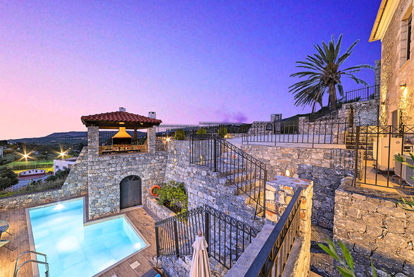 Designed with respect to Cretan architecture that ensures the comfort and pleasa London, United Kingdom Acrothea Villa Heated Pool Entire villa vacation rental 43859765