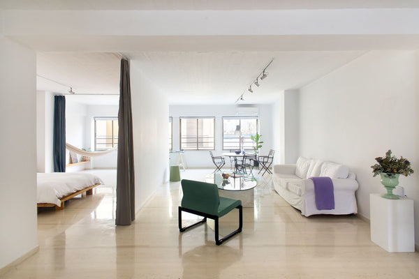 A modern and minimalist apartment in the vibrant neighborhood of Exarcheia,. The Athens, Greece Airy and bright open-plan flat in Exarcheia Entire rental unit vacation rental 43494908