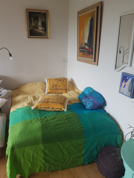 Real bed in the livingroom. For extra people there is the option for 1 to sleep  Copenhagen, Denmark Green and quiet area Shared room in rental unit vacation rental 3279601