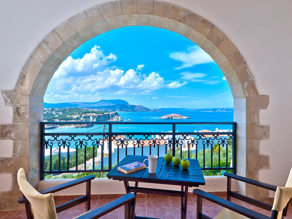 The lovely Pegasos Maisonettes (2-bedroom apartments with sea views) are located Chania, Greece Pegasos Maisonette, 2 BD, 2 BA, 350m from sand! Room in aparthotel vacation rental 51514112