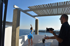One double bed bedroom, sitting area , bathroom with bath tub and large balcony  Athens, Greece Design Suite B - sea view,  sharing pool, bar, gym Entire condo vacation rental 19358199