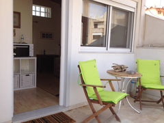 A 16 sq.m pretty flat with wooden ceiling and a veranda with ceramic tiled roof  Athens, Attica, Greece Little flat-Acropolis view veranda! Entire condo vacation rental 11272735