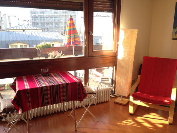 Charming studio (25m² and a sunny terrace), for 1 or 2 people.<br />Fully equipp Paris, France Sunny studio near Bastille Entire rental unit vacation rental 9815729