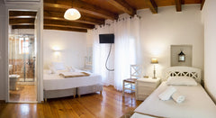 Cozy private room in renovated Venetian building with one double and one single  Chania, Greece Ontas | Cozy triple room in old town Room in hotel vacation rental 14816508