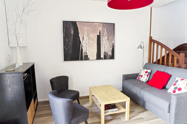 Location saisonnière meublée dans une maison de 60 m2, proche du Jardin Public.   Laroche - 60m² à côté du Jardin public Entire rental unit vacation rental 36508021