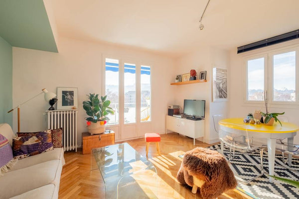 Charmant T2 de 60m2 totalement rénové avec vue imprenable sur la basilique Fourv Lyon, France Charmant appartement vue sur la Saône et Fourvière Entire rental unit vacation rental 28251271