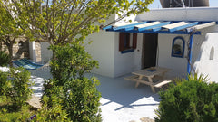 Nice family house 150 meters from beach of logaras with two bedrooms,  kitchen,  Athens, Greece Family  House 150m  Logaras beach  balcony seaview Cycladic home vacation rental 4473319
