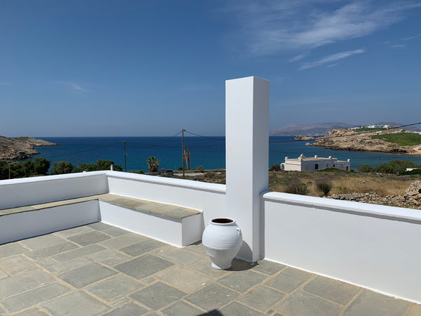 An idyllic, first floor, studio for two with an amazing sea view, just in front  Athens, Greece Unique Studio with amazing sea view in Ios Koubara Entire loft vacation rental 35646533