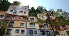 With a wonderfull view on the famous "Hundertwasser Haus" that is just over the  Vienna, Austria Hundertwasser-House View (City Center) Entire rental unit vacation rental 30521403
