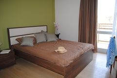 A mixture of modern and minimal decoration with many pieces reminding of another Chania, Greece Luxury apartment with view at the center of Chania Entire rental unit vacation rental 8100156