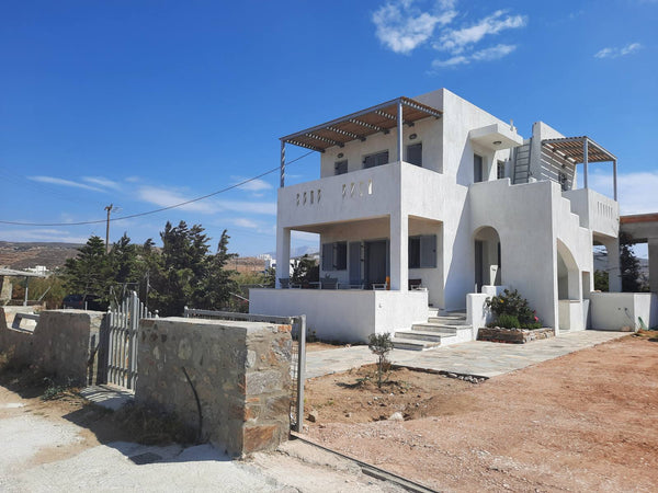 Modern first floor apartment, in a group of architecturally traditional houses,   First Floor Residence in Vivlos Naxos, great view Cycladic home vacation rental 52023218