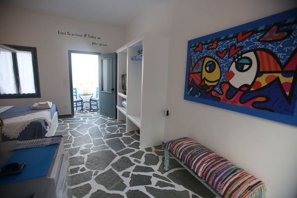 Located in the old town (Chora) of Naxos, few steps from the Venetian Castle (Ka Como, Italy Nereus - Naxos Studio with sea view Entire rental unit vacation rental 19028118