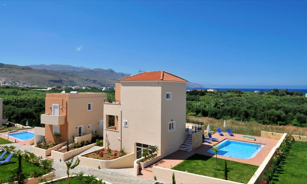 3 Bedroom, 2 Bathroom, 800m from the Beach, Sea View, Garden.<br />Built in a se Chania, Greece Celin Villas, Kolimvari Chania Entire villa vacation rental 9357831