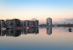 Sluseholmen is a new neighborhood in Copenhagen, award-winning architecture, fri Copenhagen, Denmark Apartment with harbor view. Close to the city Entire condo vacation rental 18728728