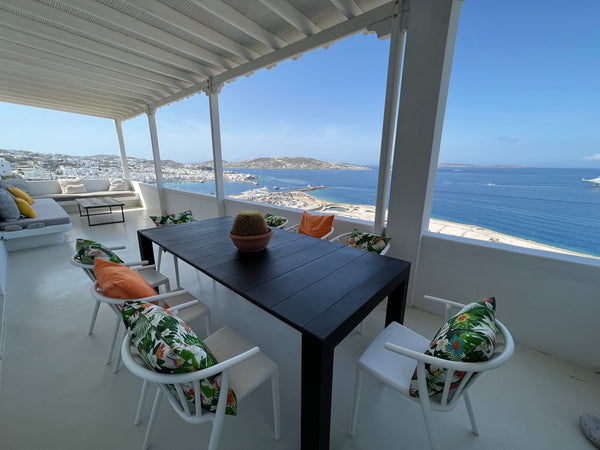 No words or pictures can describe the feeling of this amazing house..The locatio Mikonos, Greece Tagoo luxury 3 bedroom home sunset view Cycladic home vacation rental 19498191