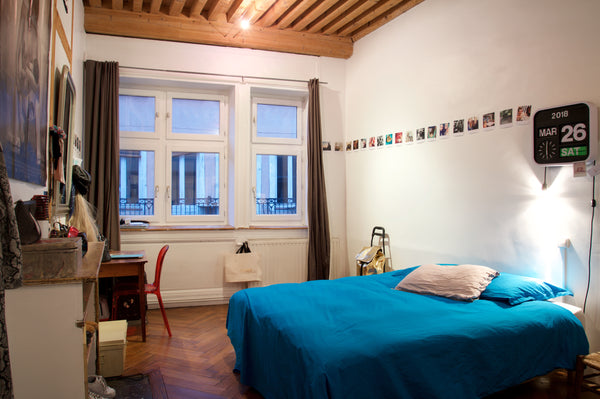 Mes enfants ayant quitté le nid, je loue une grande chambre (20 m carré) dans mo Lyon, France Grande chambre lumineuse dans canut, Lyon centre Private room in rental unit vacation rental 36744096