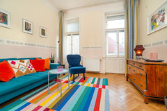 Byt se nachází v samém srdci Prahy, v ulici V Jirchářích 6, ve 2. patře secesní  Prague, Czechia Playful 2-Bedroom Apartment in the Center Entire serviced apartment vacation rental 52804425