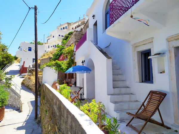 Koronos, one of the most picturesque mountainous villages of the Cyclades, built Rafina, Greece Traditional Family House/ 4 bedrooms/ 2-8 persons Cycladic home vacation rental 35158338