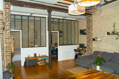 Let yourself be tempted by our quiet 3 rooms loft (60m²) next to the subway stat Paris, France Modern and comftable loft next to the subway Entire loft vacation rental 15418553
