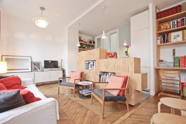 A luminous, modern and comfortable duplex in the heart of Le Marais: Centre Pomp Paris, France Modern family duplex in Le Marais Entire rental unit vacation rental 4430661