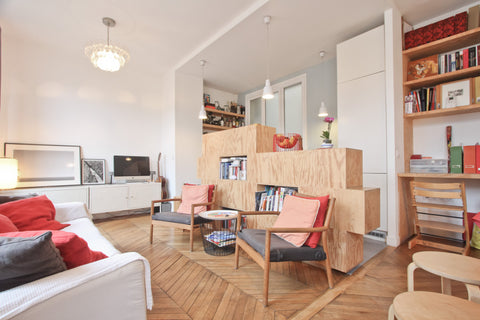 A luminous, modern and comfortable duplex in the heart of Le Marais: Centre Pomp Paris, France Modern family duplex in Le Marais Entire rental unit vacation rental 4430661