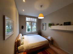 My boyfriend Lorenz and I welcome you to stay with us in our cosy and colourful  Ghent, Belgium Private room in cosy and colourful home #2 Private room in townhouse vacation rental 32695833
