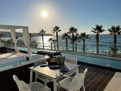 Two adjoining exclusive apartments with jacuzzi . Enjoy the most beautiful view   Suitenes Coast (201-202) Room in aparthotel vacation rental 691638536365154295