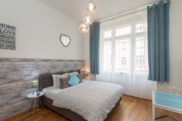 Our brand new fully furnished studio is located in a renovated Art Nouveau build Prague, Czechia Trendy Central Studio by the River Entire rental unit vacation rental 17445365