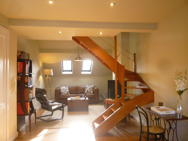 Superbe duplex au troisième étage d'une maison familiale typiquement bruxelloise Brussels, Belgium Charmant duplex 